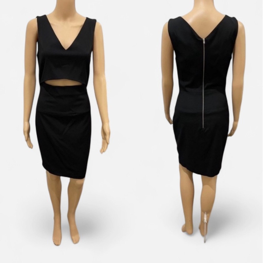 French Connection Black cut out Dress 4